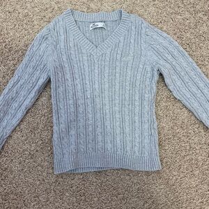 Hollister Grey Knit Sweater